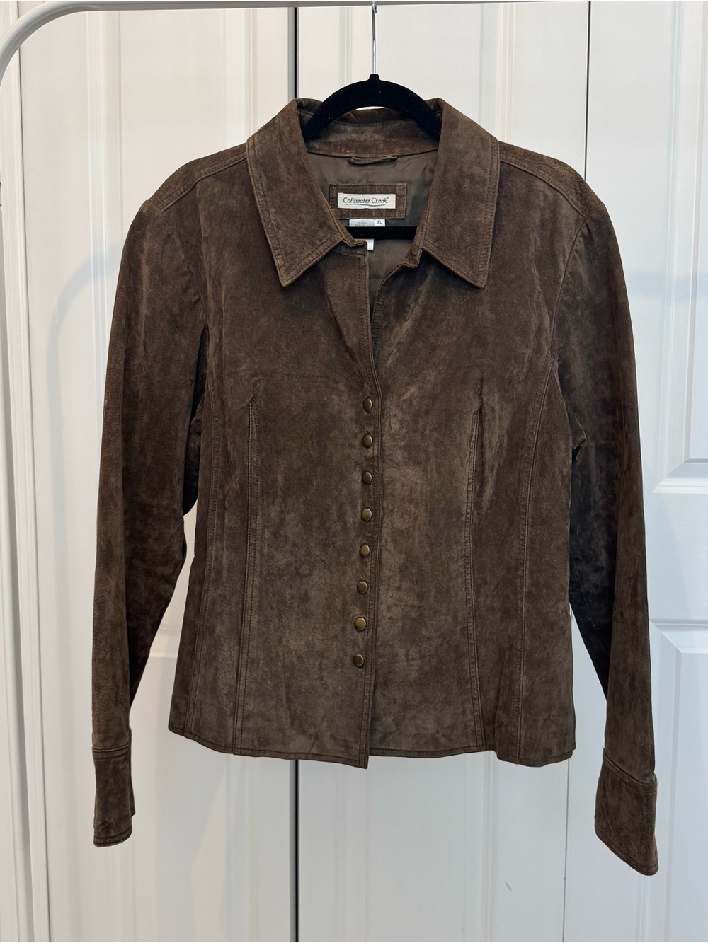 100% Leather Suede Women’s Jacket - XL